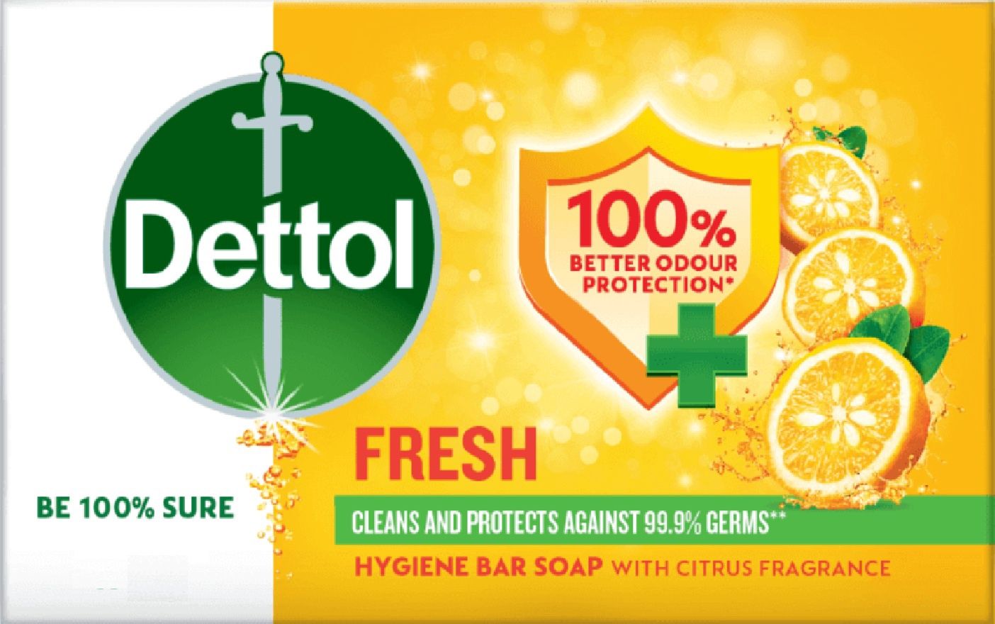 DETTOL ANTIBACTERIAL BAR SOAP 100G FRESH