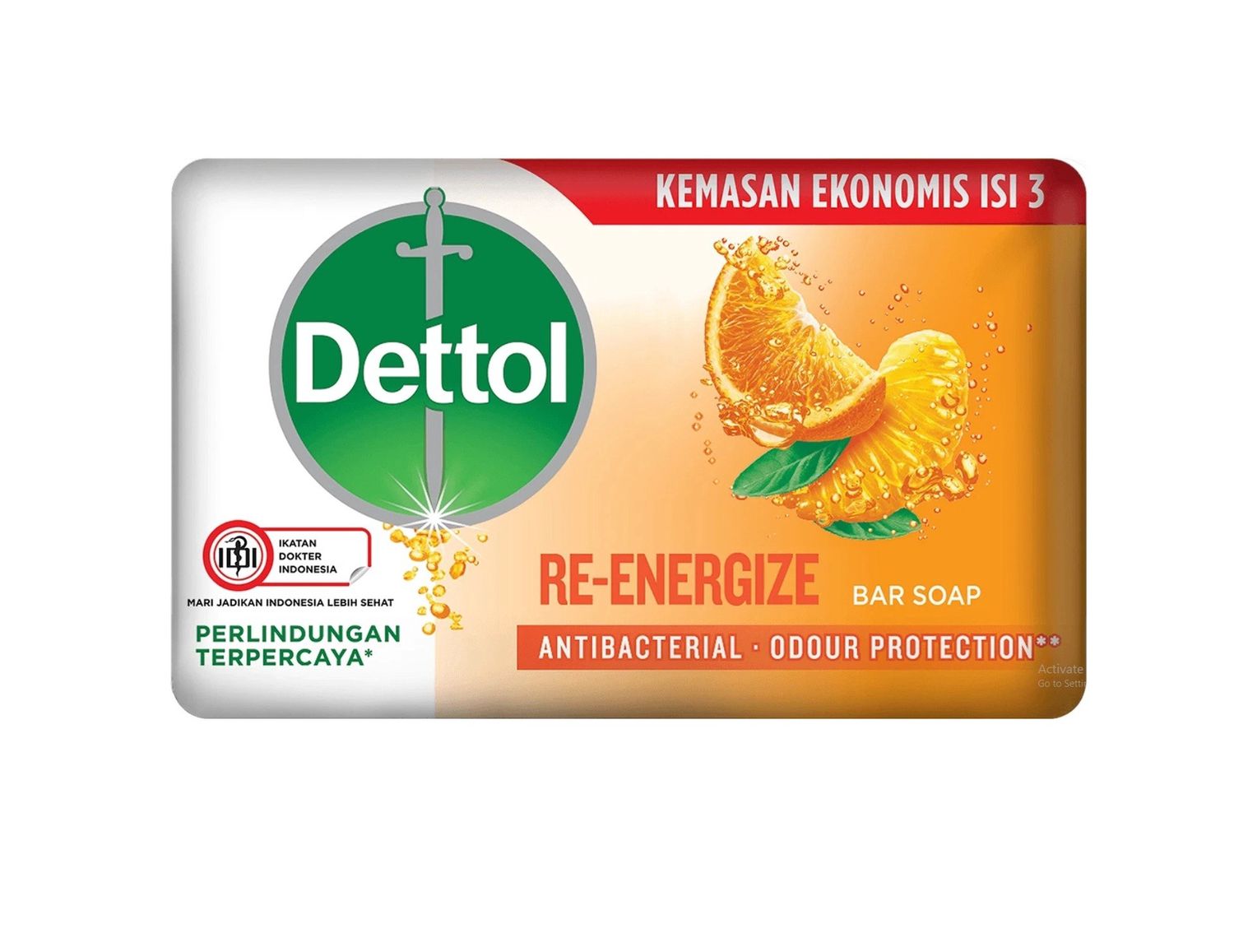 DETTOL ANTIBACTERIAL BAR SOAP 100G RE-ENERGIZE