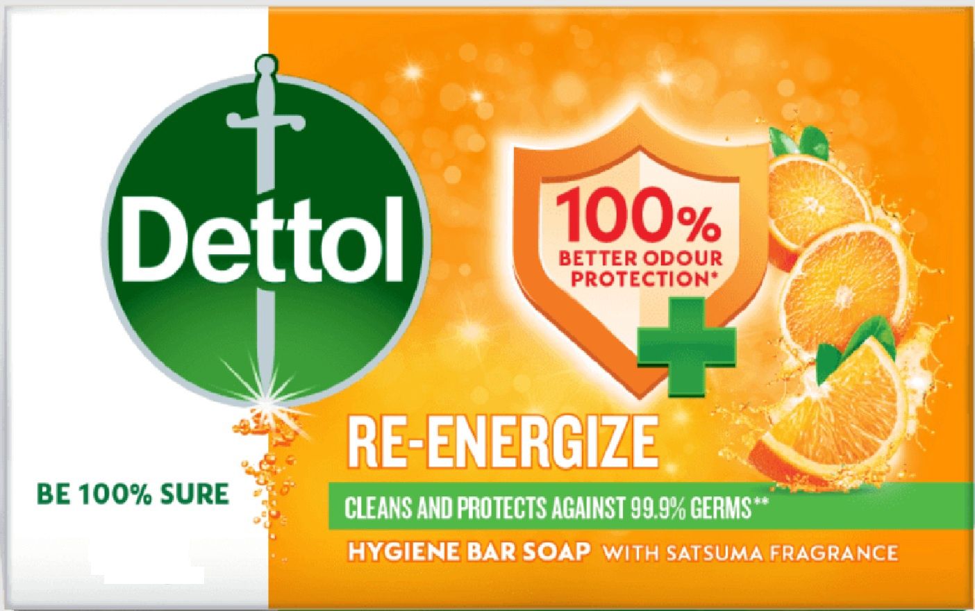 DETTOL ANTIBACTERIAL BAR SOAP 100G RE-ENERGIZE