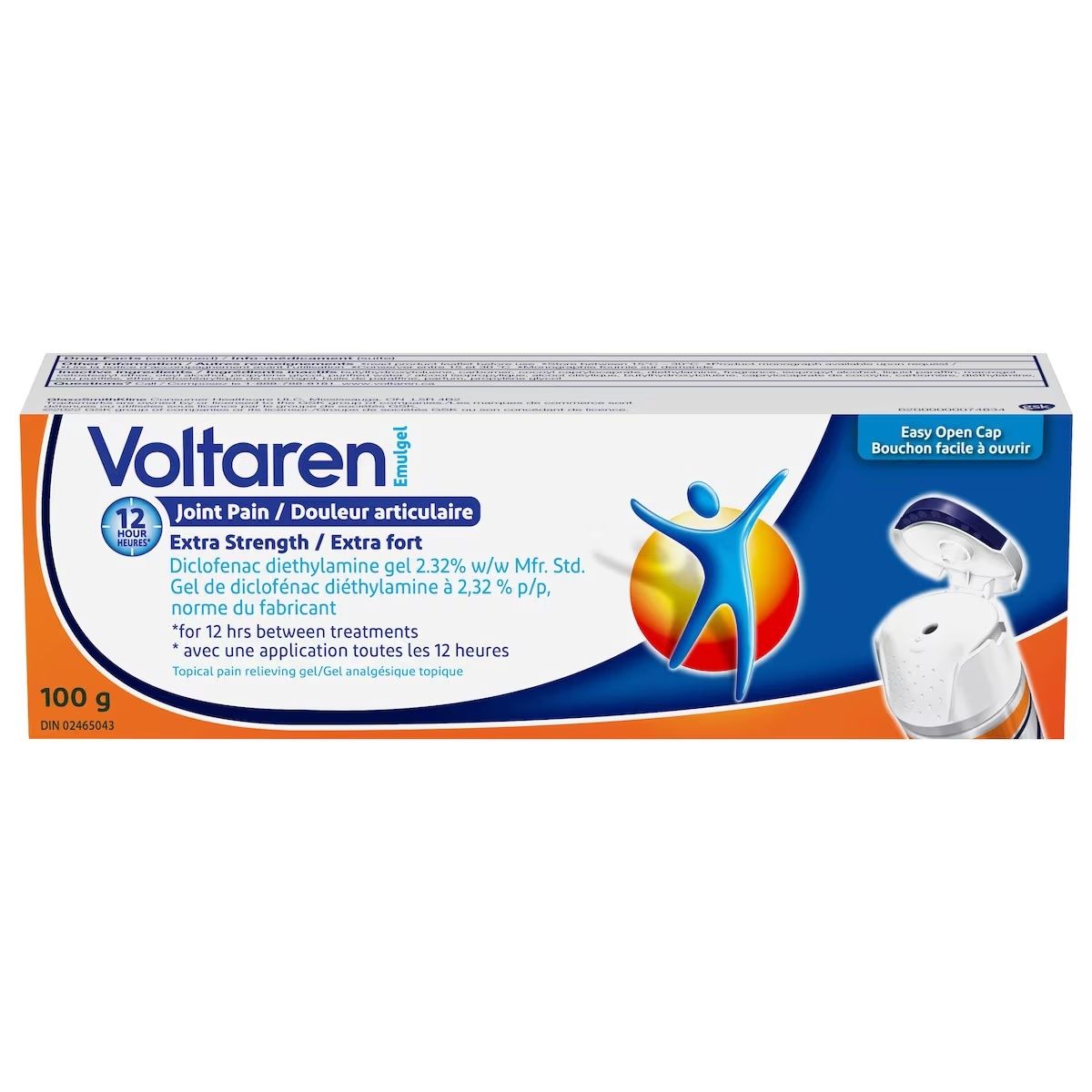 VOLTAREN EMULGEL JOINT PAIN EXTRA STRENGTH 100G (EASY OPEN CAP)