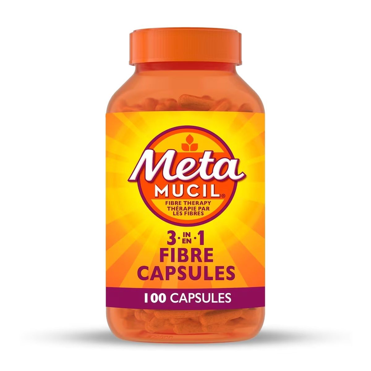 METAMUCIL FIBRE THERAPY 3-IN-1 CAPSULES 100'S