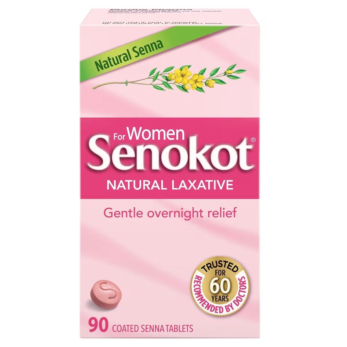 SENOKOT NATURAL LAXATIVE GENTLE WOMEN TABLETS 90'S