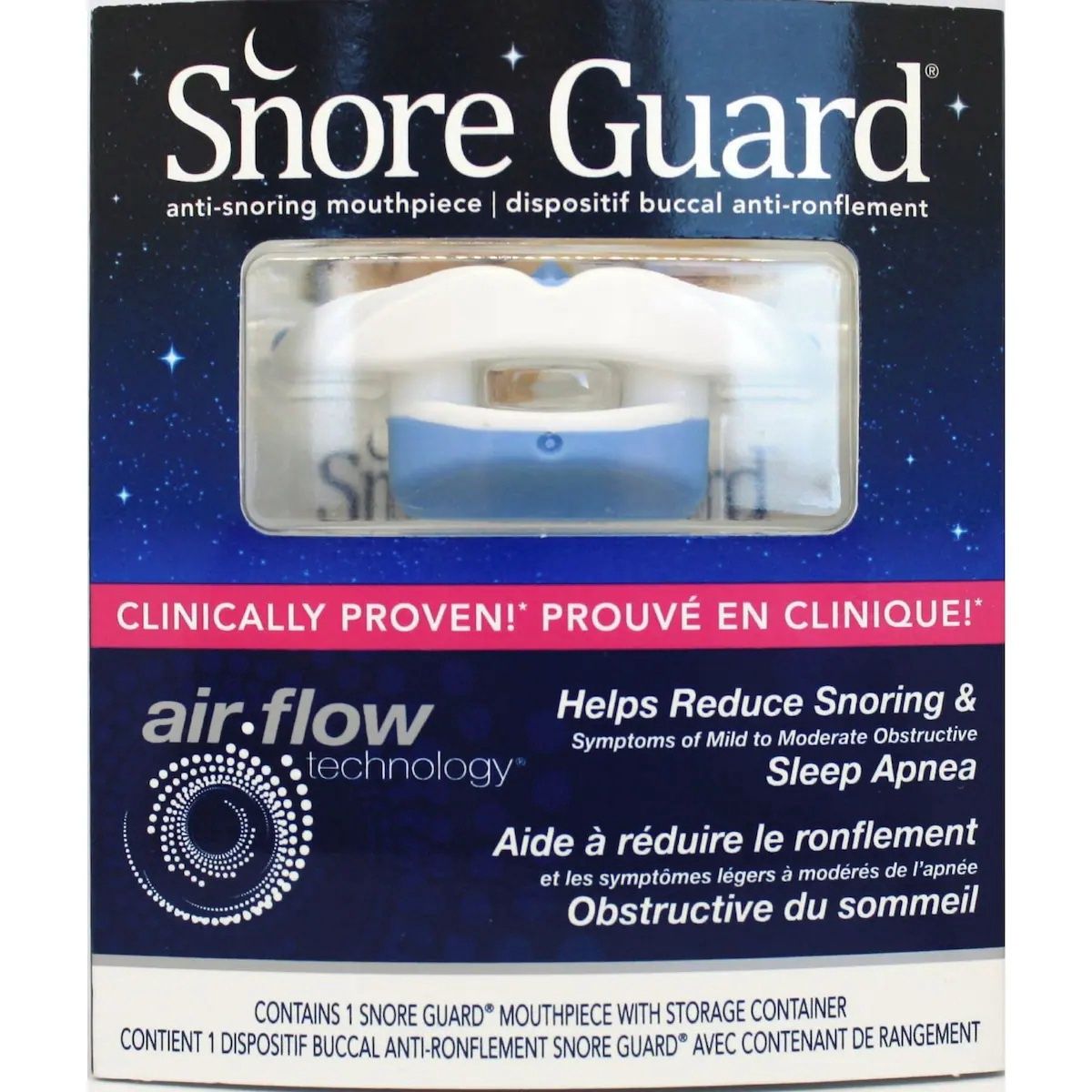 SNORE GUARD SNORING DEVICE (1PACK)