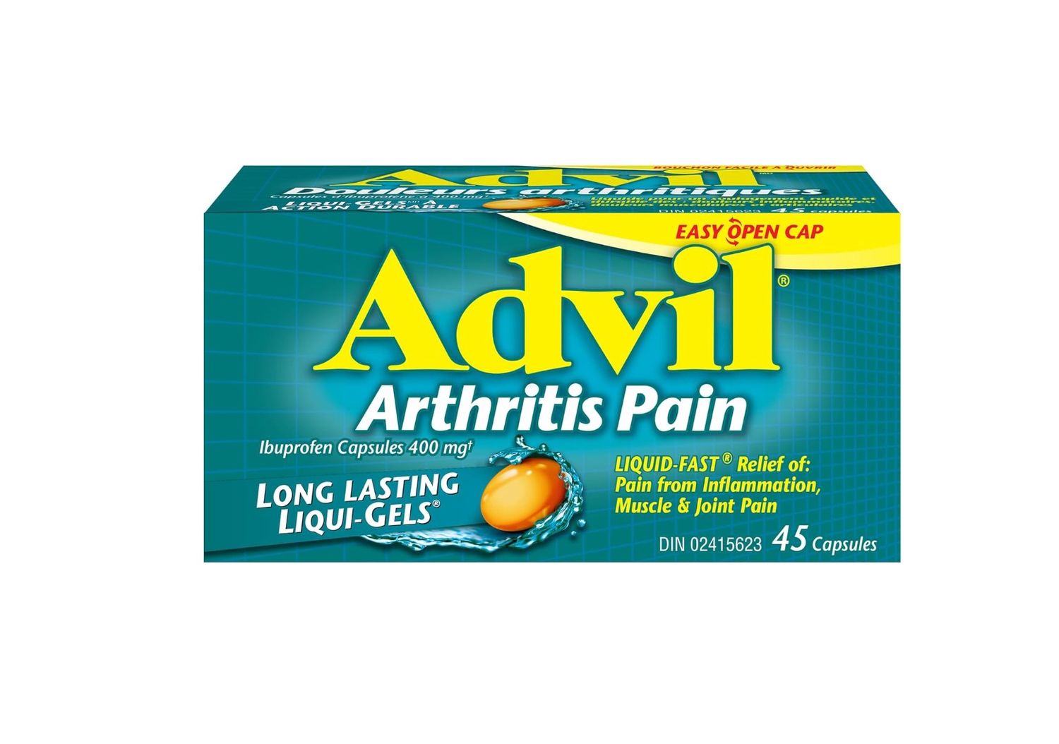 ADVIL ARTHRITIS PAIN LIQUID GELS 45'S