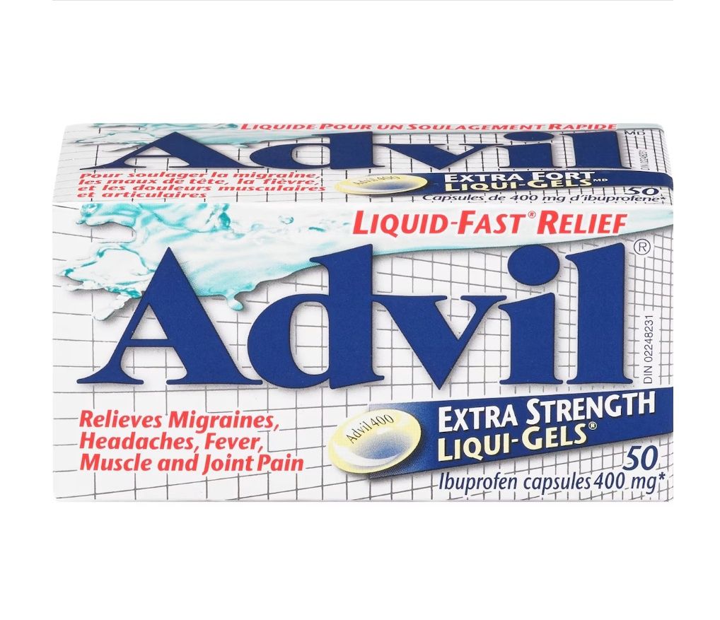 ADVIL 400MG EXTRA STRENGTH LIQUI-GELS 50'S