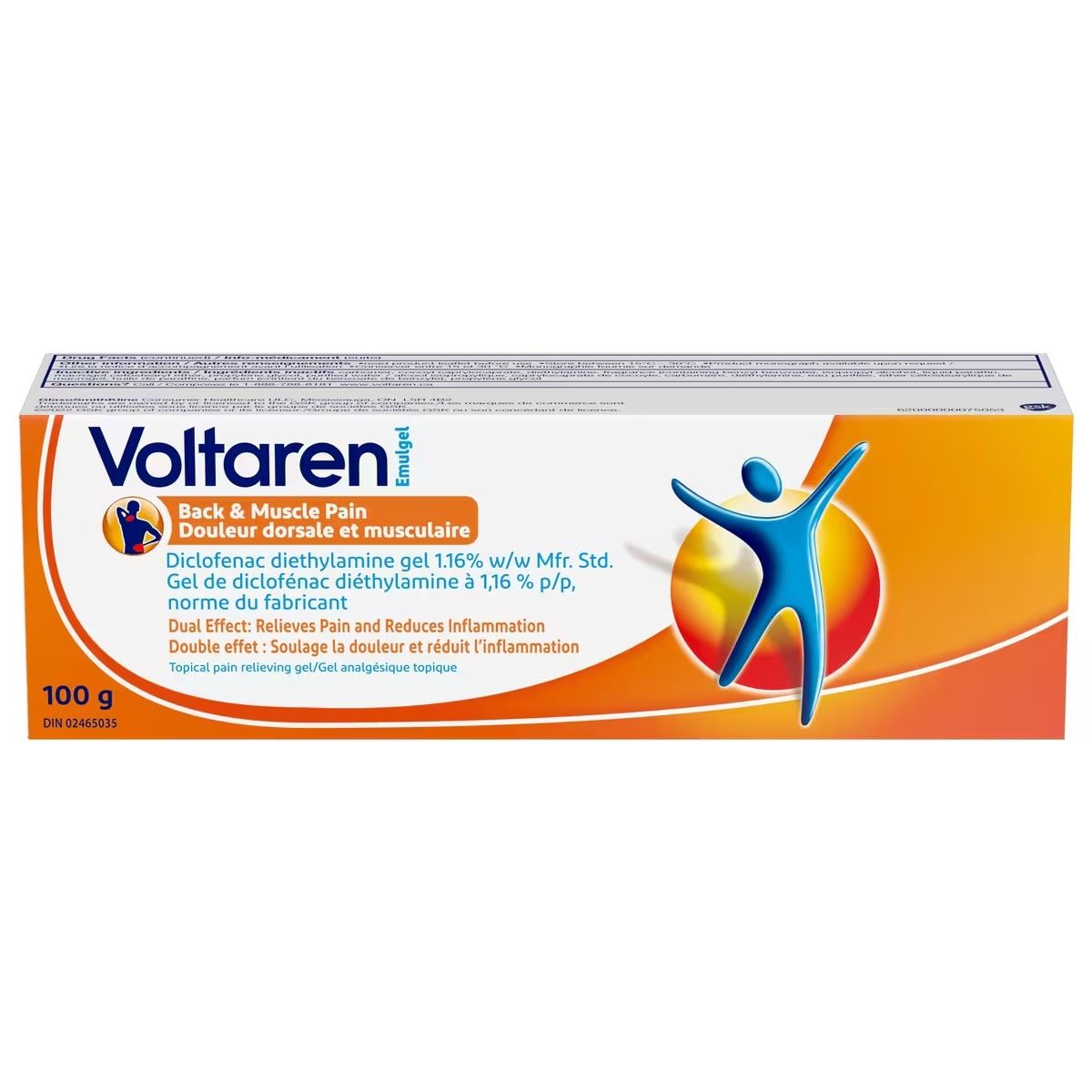 VOLTAREN EMULGEL BACK &amp; MUSCLE PAIN 100G