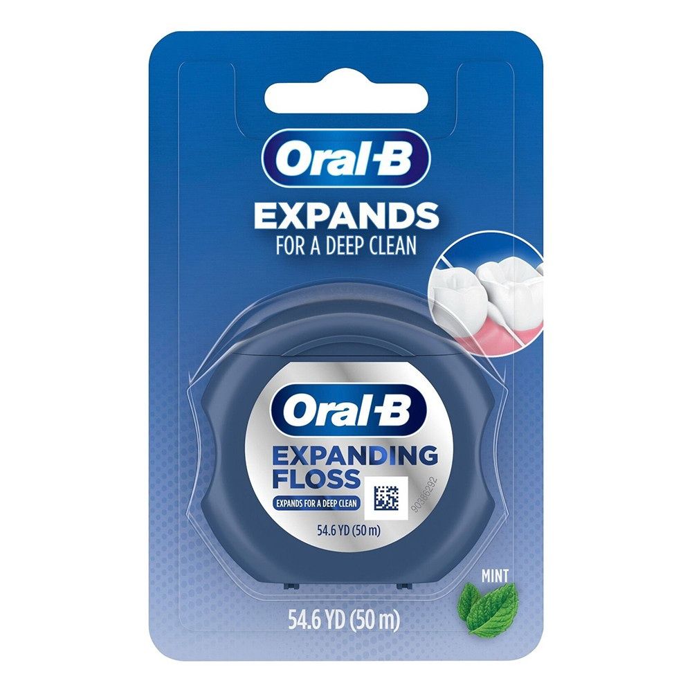 ORAL-B EXPANDING DEEP CLEAN FLOSS 54.6 YARD (MINT)