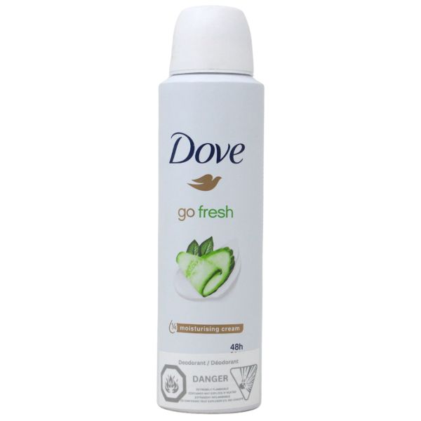 DOVE SPRAY 150ML CUCUMBER