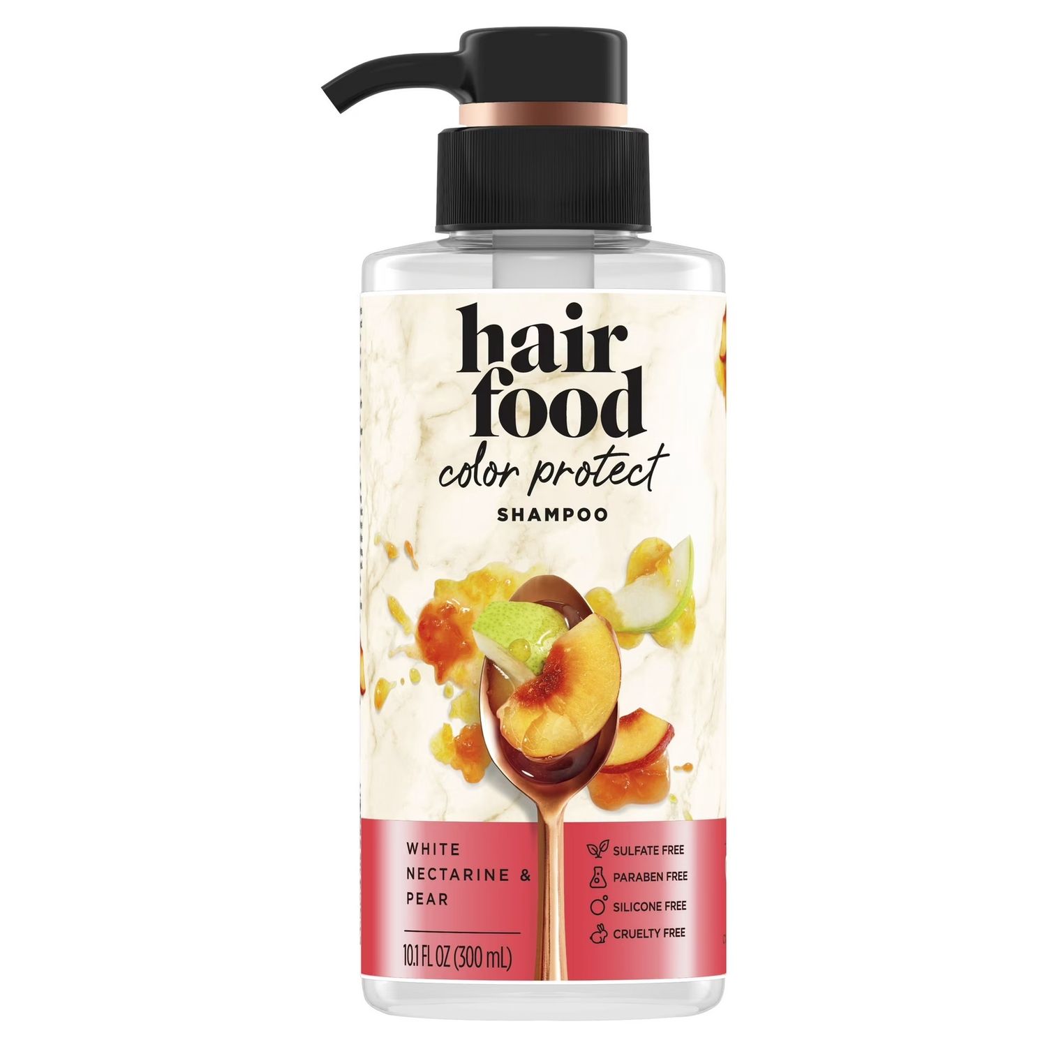 HAIR FOOD SHAMPOO 300ML WHITE NECTARINE &amp; PEAR