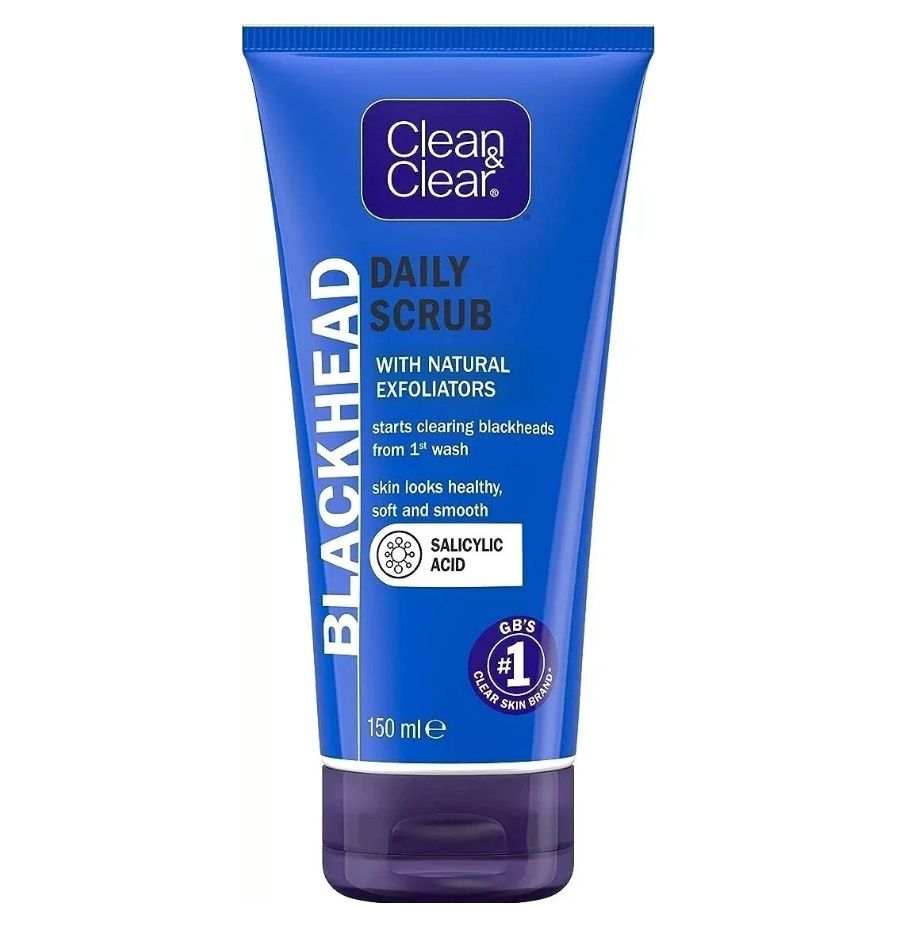 CLEAN&amp;CLEAR BLACKHEAD DAILY SCRUB 150ML