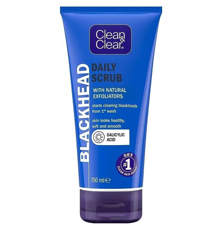 CLEAN &amp; CLEAR BLACKHEAD DAILY SCRUB 150ML