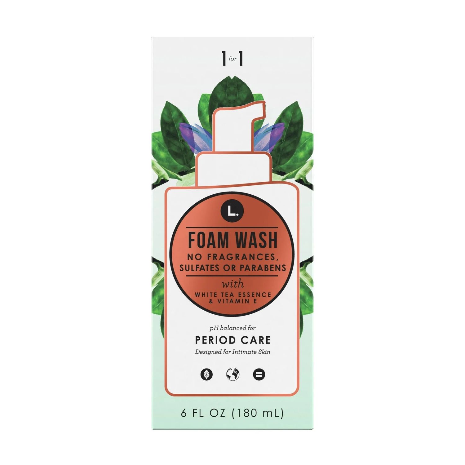 L. PURE FOAM WASH 180ML PERIOD CARE