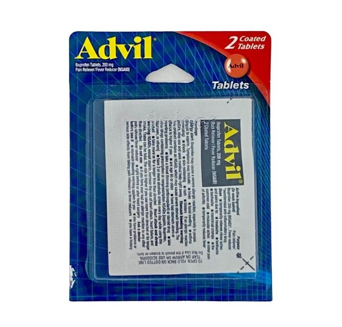ADVIL 200MG COATED TABLETS 2'S