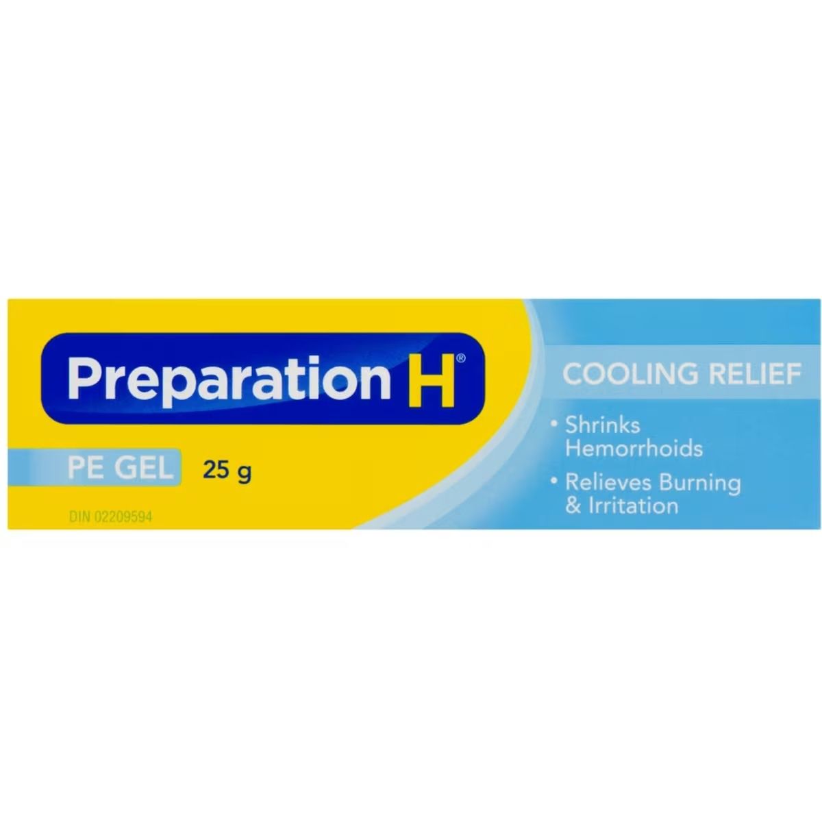 PREPERATION H HEMORRHOID TREATMENT COOLING RELIEF PE GEL 25G (TUBE)