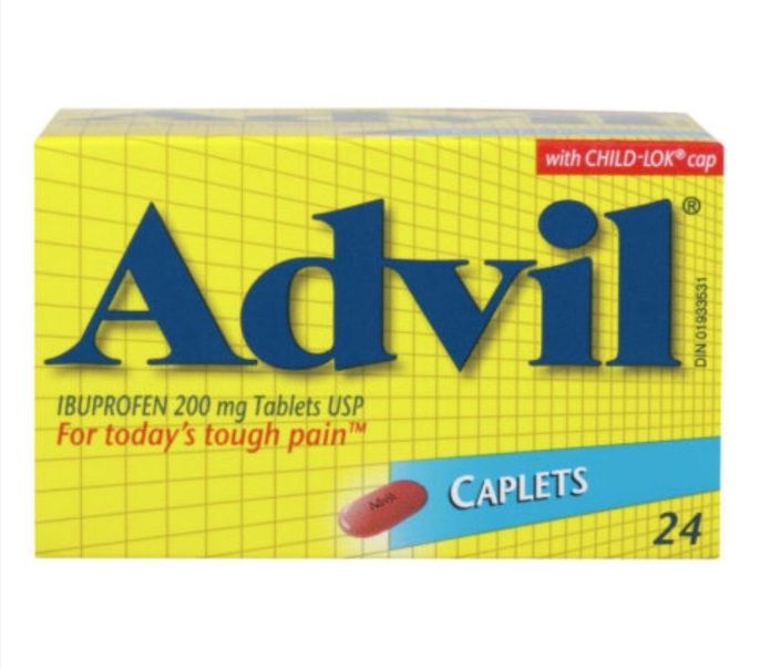 ADVIL 200MG CAPLETS 24'S