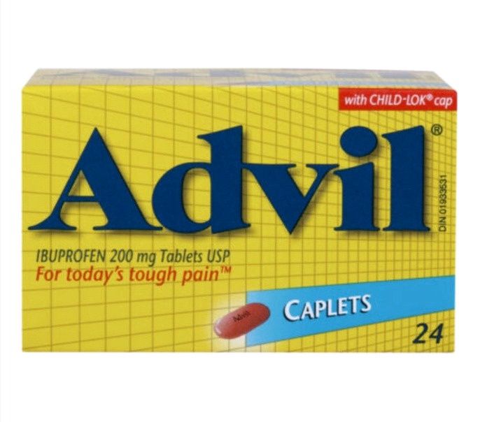 ADVIL 200MG CAPLETS 24'S