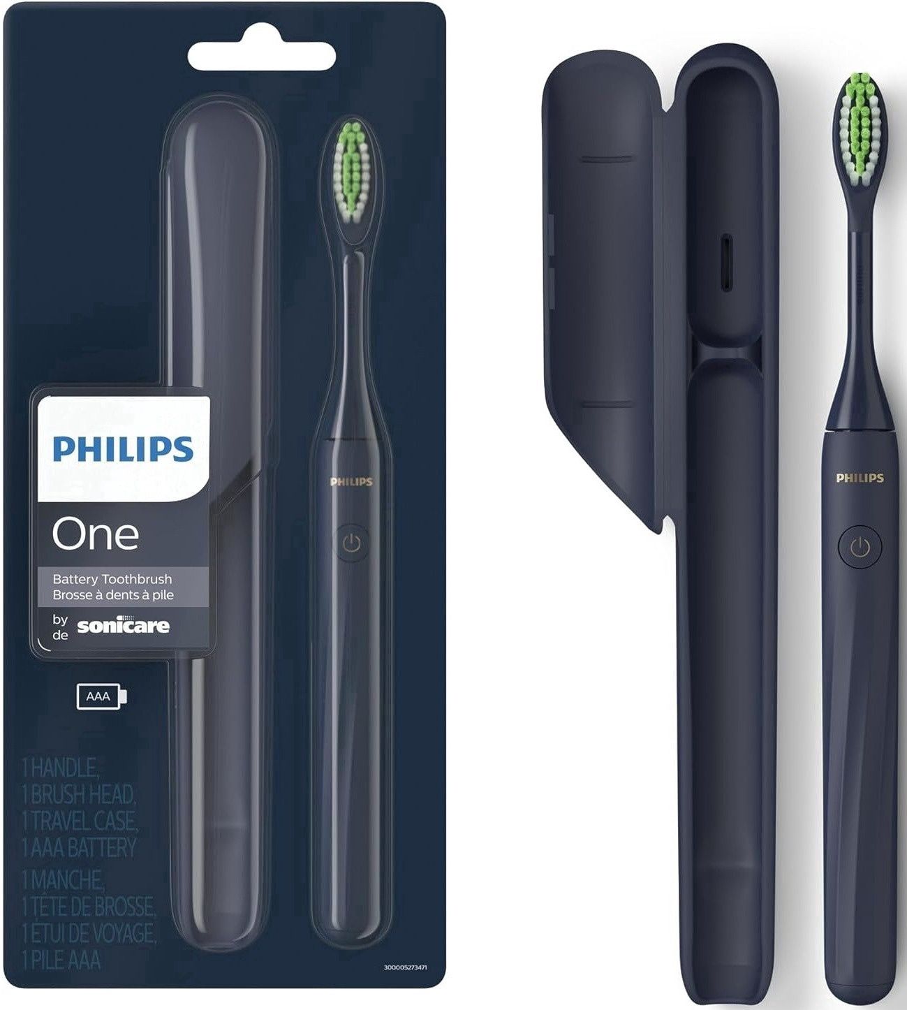 PHILIPS ONE BATTERY TOOTHBRUSH SONICARE (BLACK)