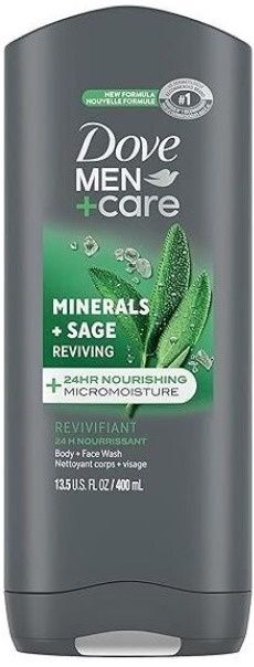 DOVE BODY WASH 400ML MEN+CARE MINERALS &amp; SAGE