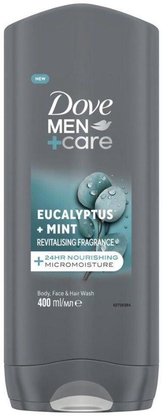 DOVE MEN+CARE BODY WASH 400ML EUCALYPTUS MINT