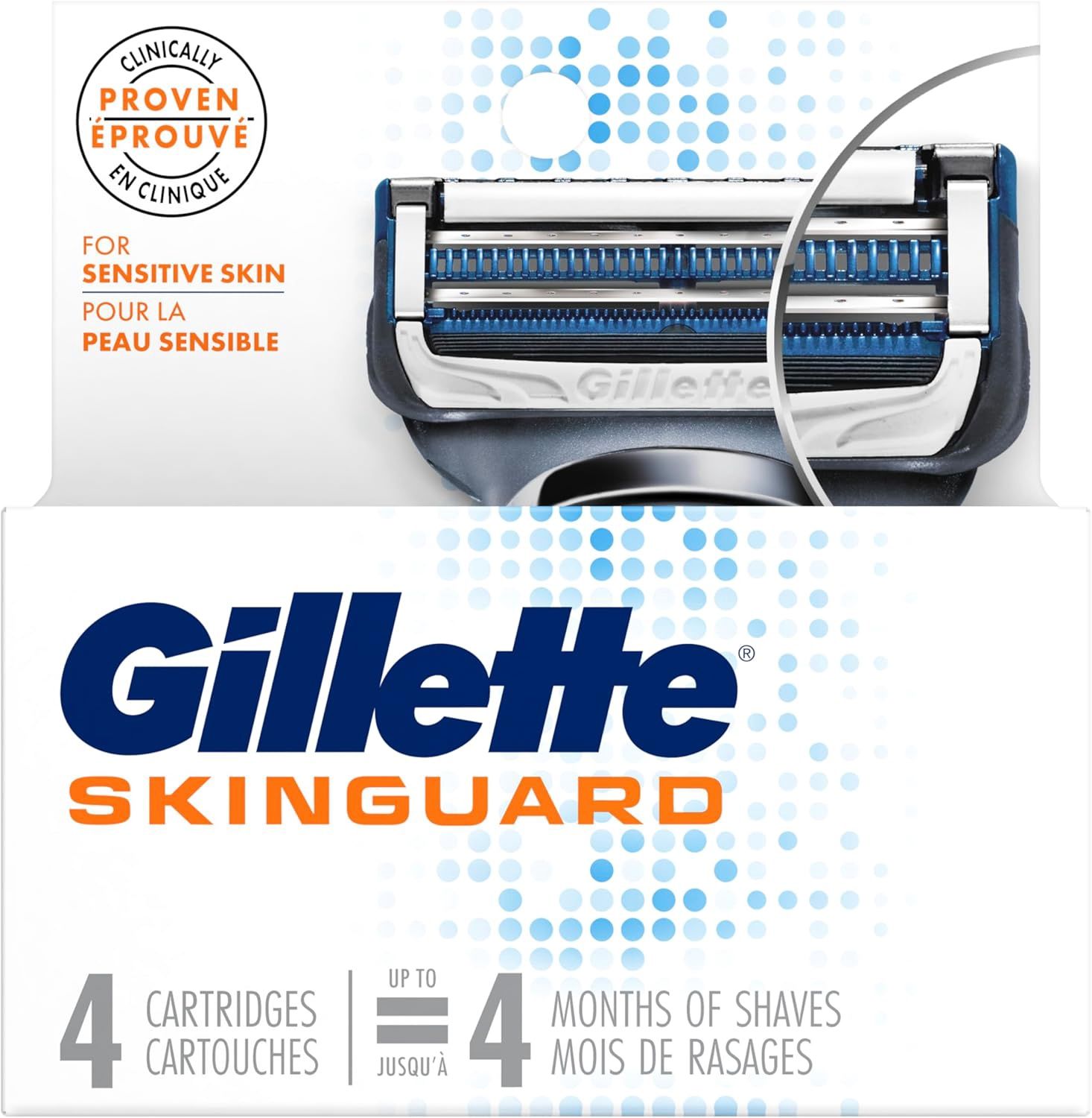 GILLETTE SKINGAURD 4CARTRIDGES