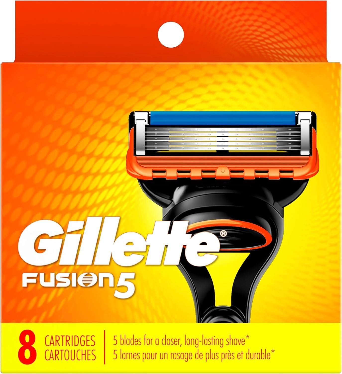 GILLETTE FUISION 5 8CARTRIDGES