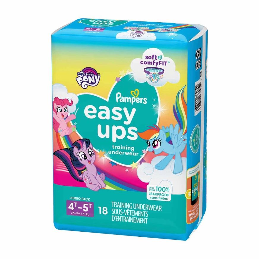 PAMPERS EASY UPS MY (4T-5T) 18 TRAINING UNDERWEAR