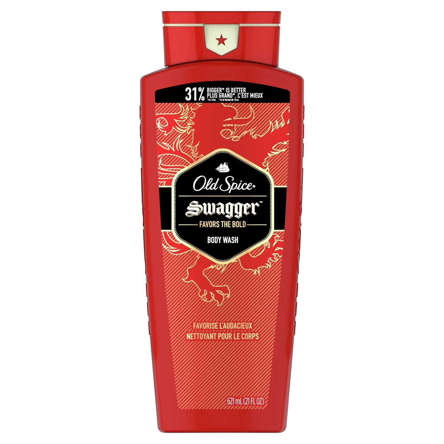 OLD SPIC E BODY WASH 621ML SWAGGER CEDARWOOD
