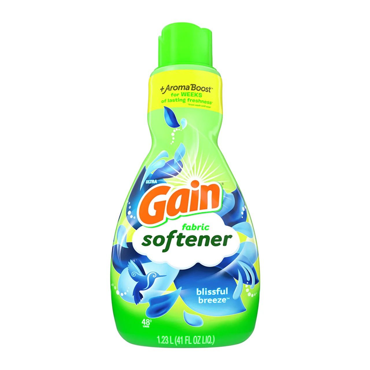 GAIN FABRIC SOFTENER 1.23L BLISSFUL BREEZE 48LOADS