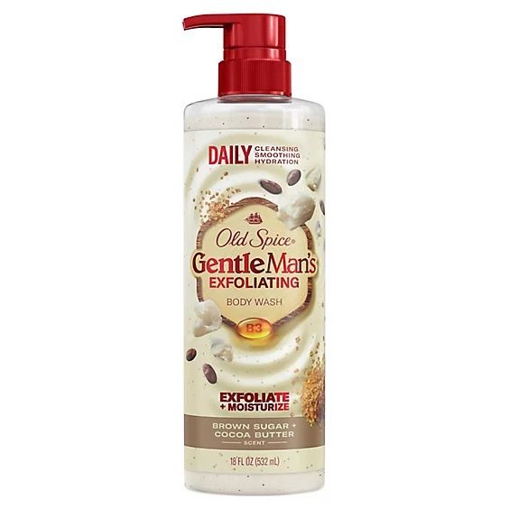 OLD SPICE BODY WASH 532ML GENTLEMANS BLEND BROWN SUGAR COCOA BUTTER