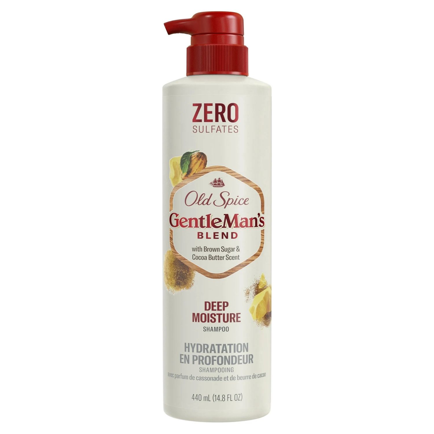 OLD SPICE SHAMPOO 440ML GENTLEMANS BLEND BROWN SUGAR COCOA BUTTER