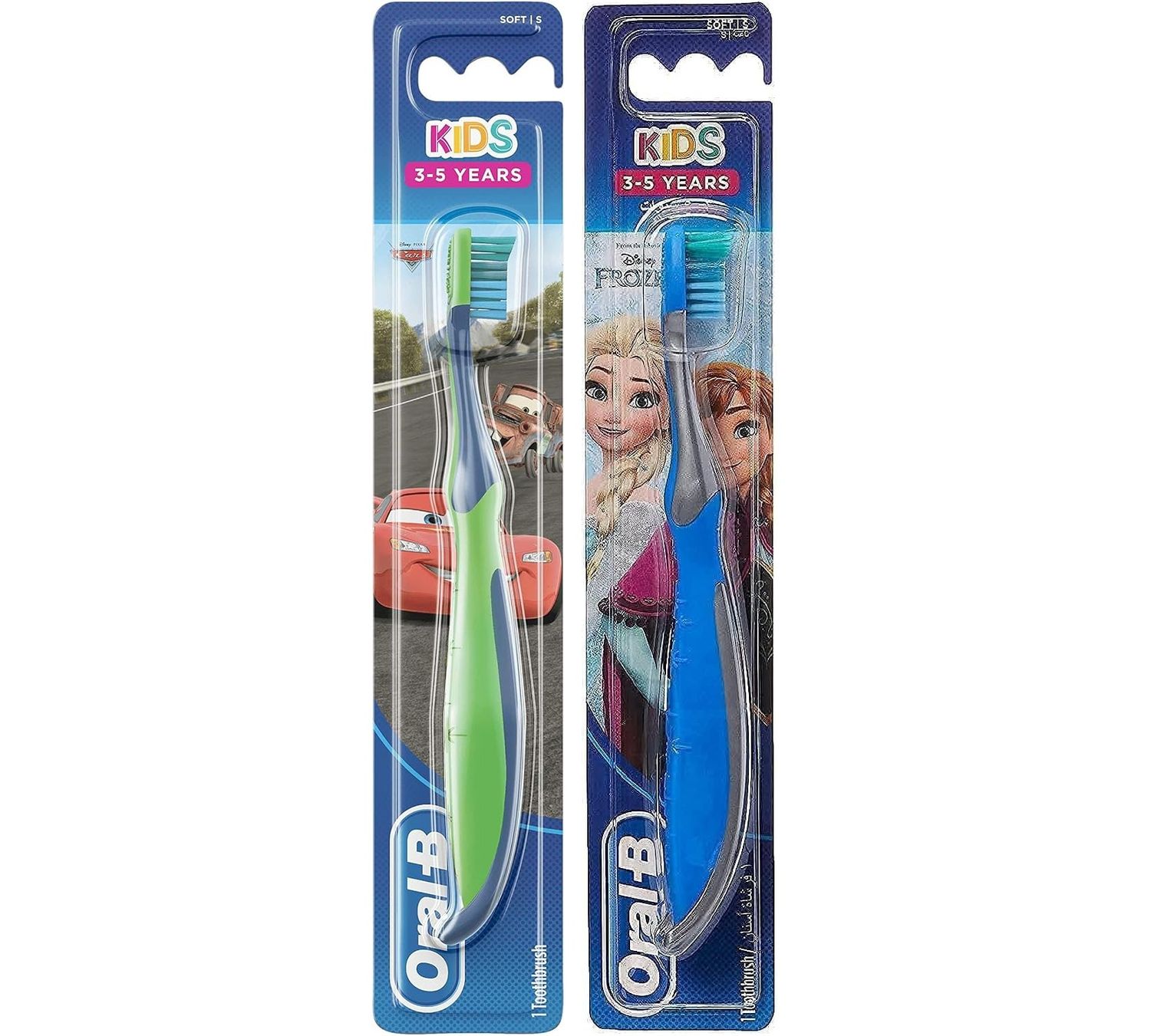 ORAL-B KIDS TOOTHBRUSH DISNEY FROZEN/CARS (SOFT)