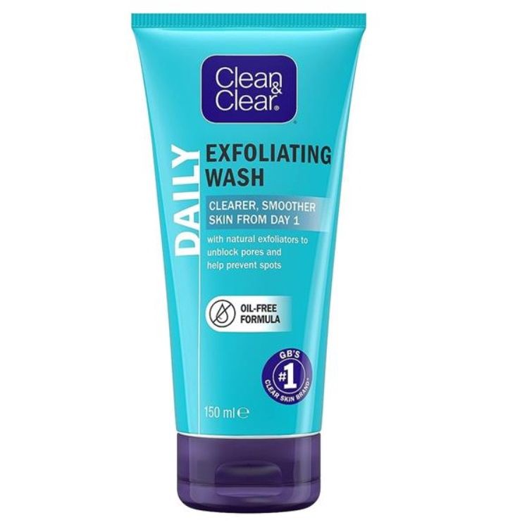 CLEAN&amp;CLEAR DAILY EXFOLIATING WASH 150ML