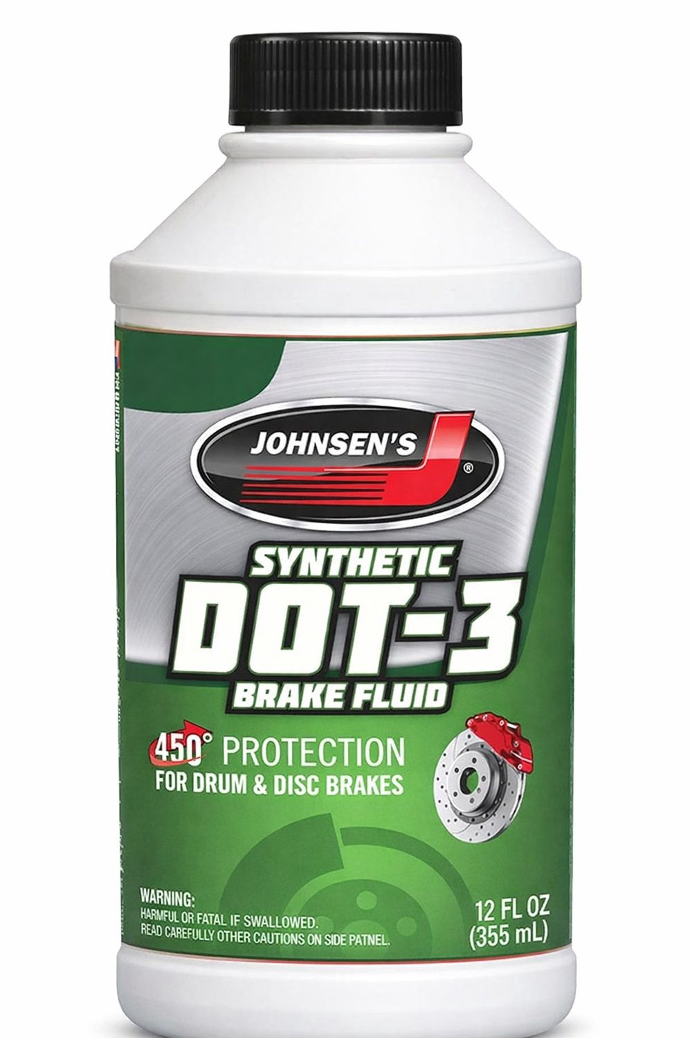 JOHNSEN'S SYNTHETIC DOT-3 BRAKE FLUID 355ML
