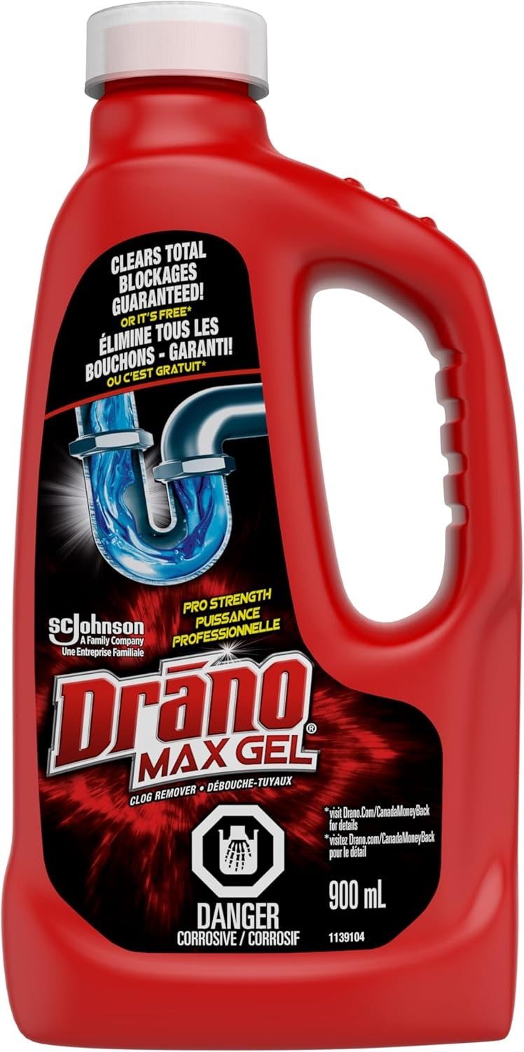 DRANO MAX GEL 32OZ CLOG REMOVER