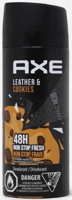 AXE SPRAY 150ML LEATHER &amp; COOKIES