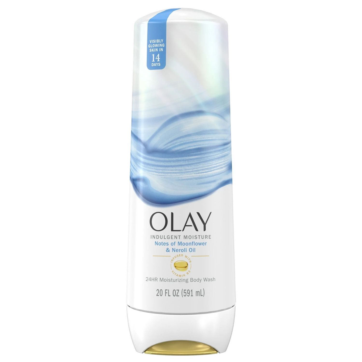 OLAY INDULGENT MOISTURE BODY WASH 591ML MOONFLOWER NEROLI OIL