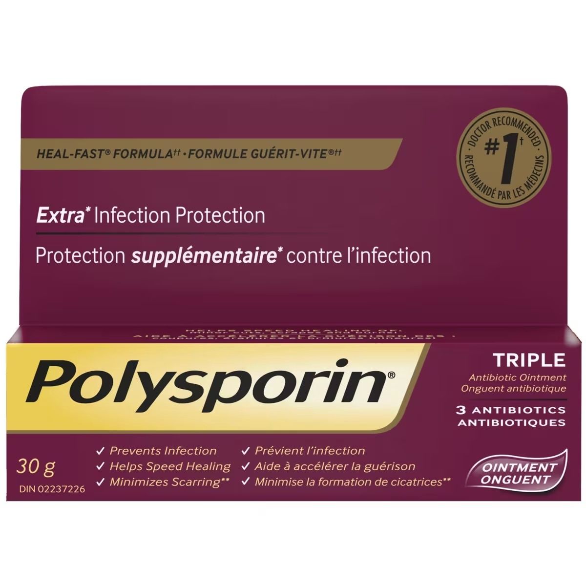 POLYSPORIN ANTIBIOTICS OINTMENT TRIPLE 30G