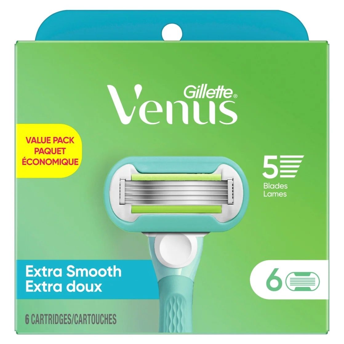 GILLETTE VENUS EXTRA SMOOTH 6CARTRIDGES
