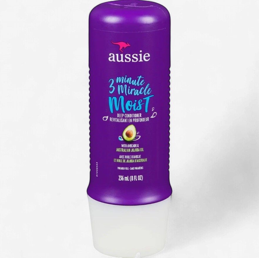 AUSSIE 3MINUTE MIRACLE MOIST AVOCADO &amp; JOJOBA OIL DEEP CONDITIONER 236ML