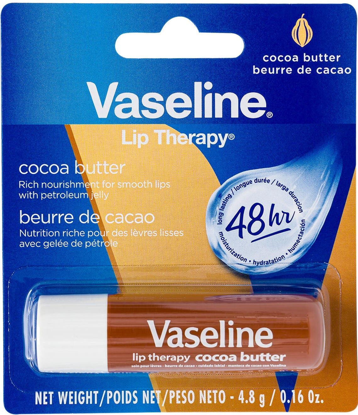 VASELINE LIP THERAPY 4.8G COCOA BUTTER