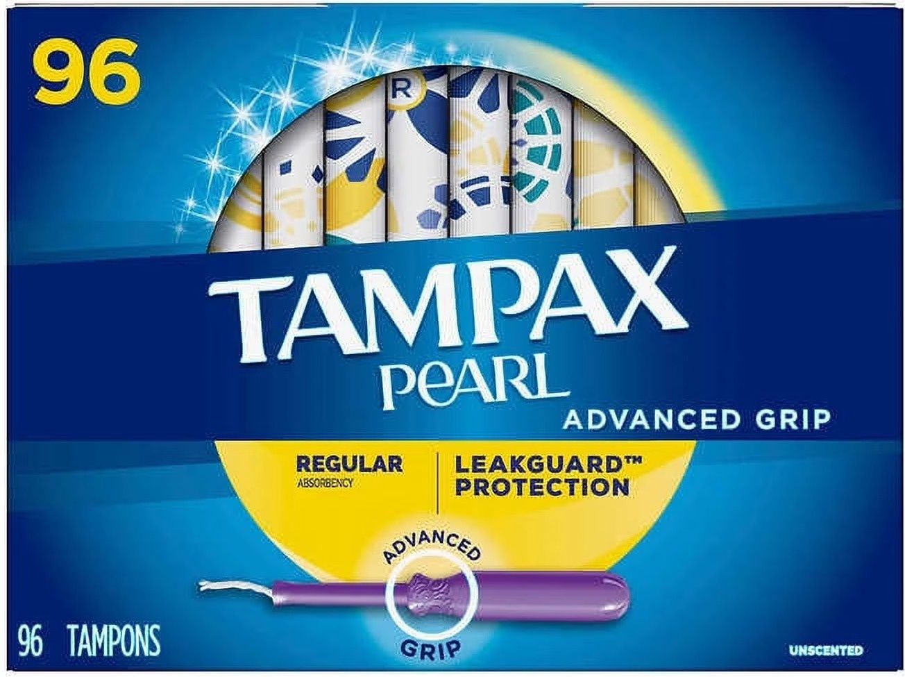 TAMPAX PEARL REGUALR 96'S