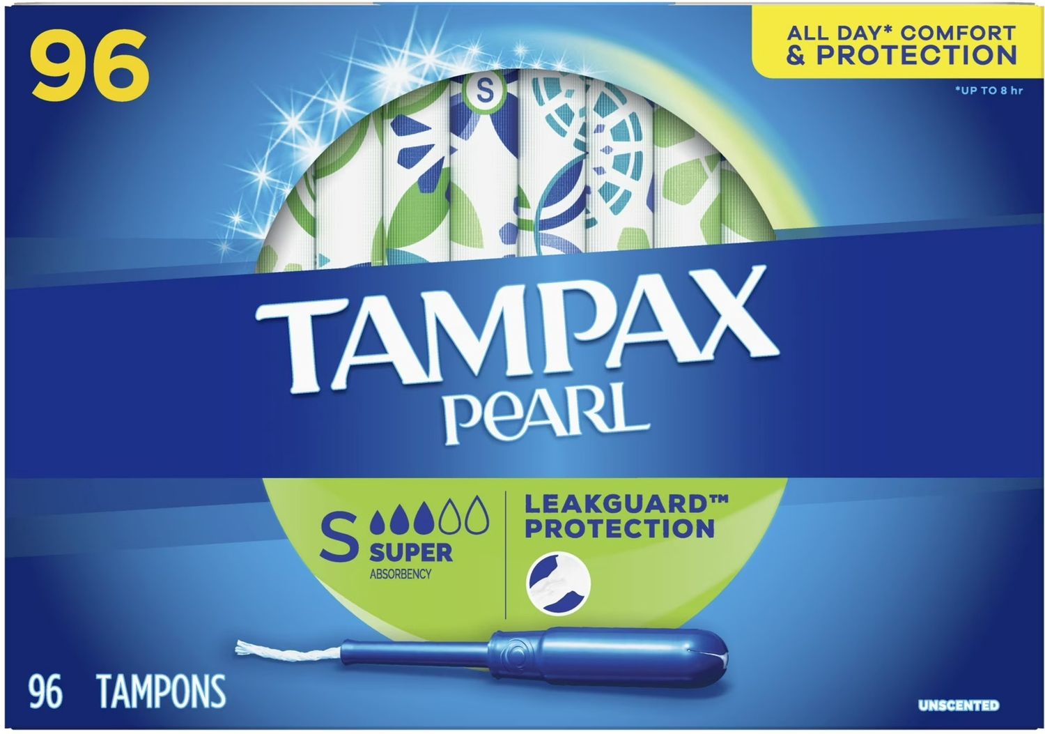 TAMPAX PEARL SUPER 96'S