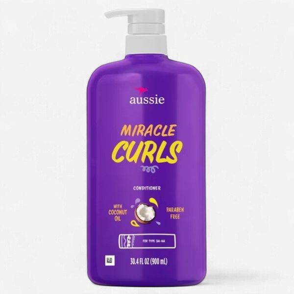 AUSSIE MIRACLE CURLS COCONUT OIL CONDITIONER 900ML (PUMP)