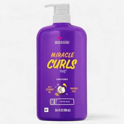AUSSIE MIRACLE CURLS COCONUT OIL CONDITIONER 900ML (PUMP)