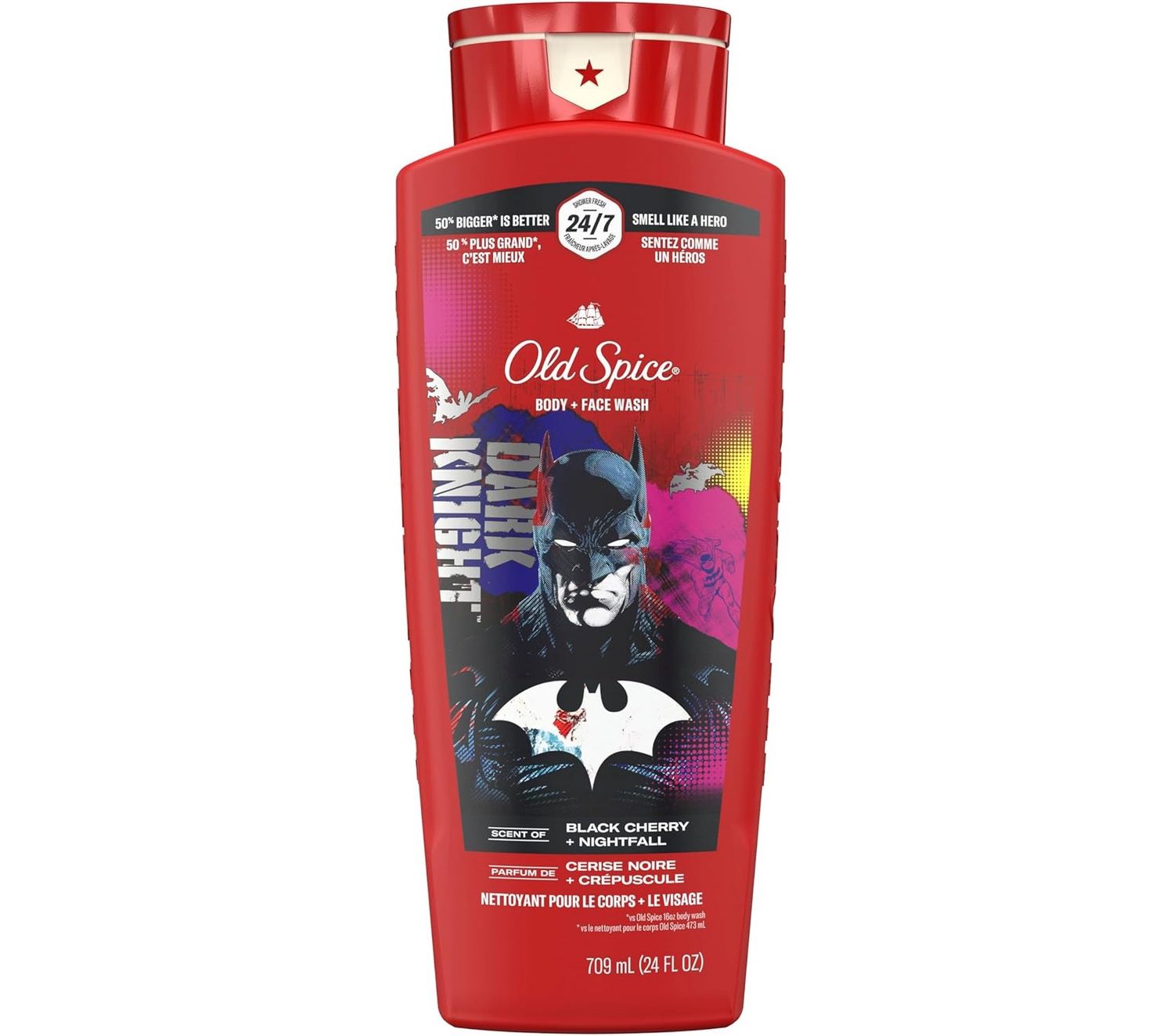 OLD SPICE BODY + FACE WASH 709ML BATMAN