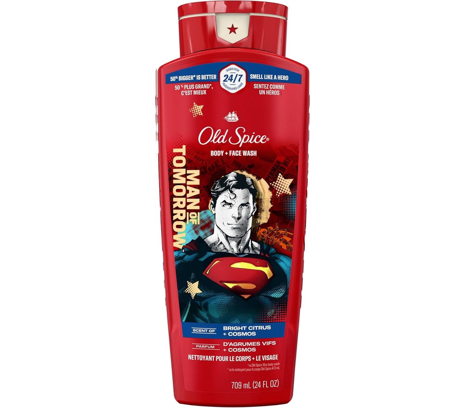 OLD SPICE BODY + FACE WASH 709ML SUPERMAN