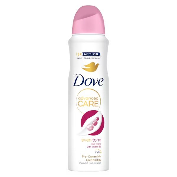 DOVE SPRAY 150ML ADVANCED CARE EVEN TONE