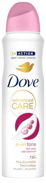 DOVE SPRAY 150ML ADVANCED CARE EVEN TONE