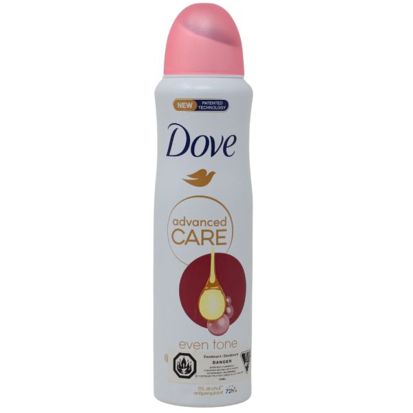 DOVE SPRAY 150ML ADVANCED CARE EVEN TONE