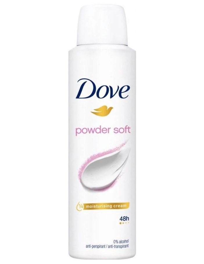 DOVE SPRAY 150ML POWDER SOFT